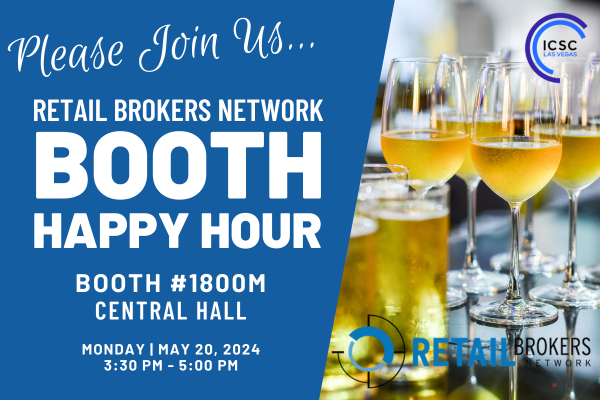 Invite to RBN Booth Happy Hour.